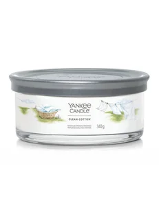 Yankee Candle Świeca zapachowa "Clean Cotton" - 340 g - Świece - miniaturka - grafika 1