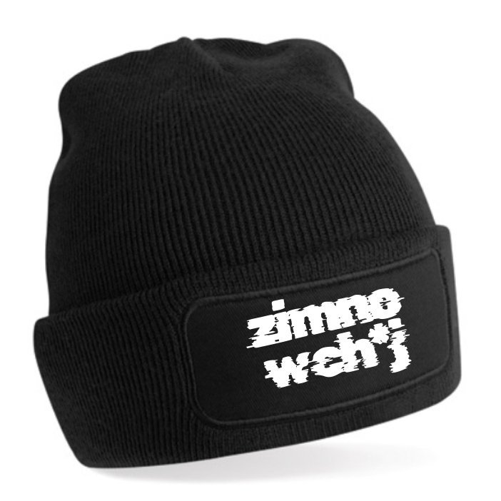 CIEPŁA CZAPKA ZIMOWA ŚMIESZNA MĘSKA Z NAPISEM ZIMNO W CH*J BEANIE NADRUKIEM