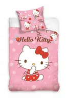 Pościel dla dzieci - POŚCIEL dziecięca HELLO KITTY 100x135 cm niemowlęca - miniaturka - grafika 1