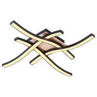 Lampy sufitowe - Rabalux Heimdall 2281 plafon lampa sufitowa 1x20W LED 3000K czarny/biały - miniaturka - grafika 1