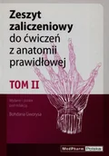Zdrowie - poradniki - Zeszyt zaliczeniowy do ćwiczeń z anatomii prawidłowej Tom 2 - miniaturka - grafika 1
