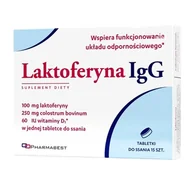 Leki przeciwbólowe - PHARMABEST SP. Z O.O. Laktoferyna IgG 15 tabletek do ssania 3785321 - miniaturka - grafika 1