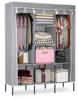 Szafy - Nobo Kids, Szafa Garderoba Składana Tekstylna na Ubrania Duża - miniaturka - grafika 1