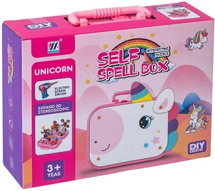 KLOCKI 3D DO SKRĘCANIA JEDNOROŻEC - Klocki - miniaturka - grafika 1