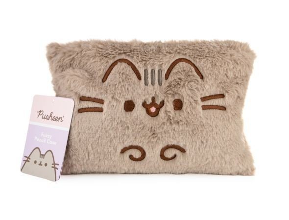Duży piórnik szkolny Pusheen Playful puchaty futerkowy na przybory dla dziecka