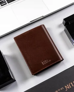 Elegancki, Duży Portfel Męski Ze Skóry Naturalnej Lumarko! - Portfele - miniaturka - grafika 5