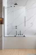 Akcesoria do armatury i ceramiki - Radaway Furo Brushed GunMetal PND II parawan nawannowy 100cm lewy szczotkowany grafit 10109538-92-01L/10112494-01-01 - miniaturka - grafika 1