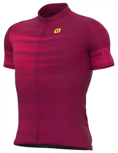 Alé Koszulka rowerowa męska Alé CYCLING Turbo bordeaux - Koszulki rowerowe - miniaturka - grafika 1