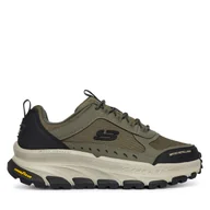Buty trekkingowe męskie - Trekkingi Skechers D'Lux Trekker 237565 OLMT Khaki - miniaturka - grafika 1