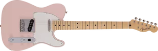 Fender Made in Japan Junior Collection Telecaster Maple Fingerboard Satin Shell Pink - Gitary elektryczne - miniaturka - grafika 1