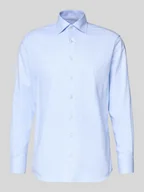 Koszule męskie - Koszula biznesowa o kroju modern fit z listwą guzikową - miniaturka - grafika 1