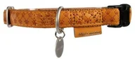 Obroże dla kotów - Zolux Obroża regulowana Mac Leather 10mm Żółta [522030JA] - miniaturka - grafika 1