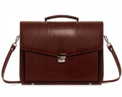 Teczki i aktówki - SKÓRZANA AKTÓWKA TECZKA NA DOKUMENTY SOLOME BODO KONIAK - miniaturka - grafika 1