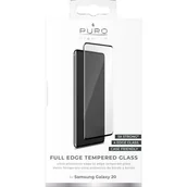 Szkła hartowane na telefon - PURO Premium Full Edge Tempered Glass Case Friendly - Szkło ochronne hartowane na ekran Samsung Galaxy S20 (czarna ramka) - miniaturka - grafika 1