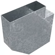 Akcesoria grzewcze - Kolano kanałowe 90° Dgp rozprowadzenie kominek - miniaturka - grafika 1