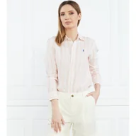 Koszule damskie - POLO RALPH LAUREN Lniana koszula | Relaxed fit - miniaturka - grafika 1