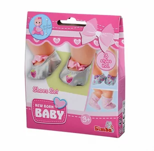 Simba 105560017 Zestaw bucików dla lalki Bobas (3 pary) 105560017 - Akcesoria dla lalek - miniaturka - grafika 2