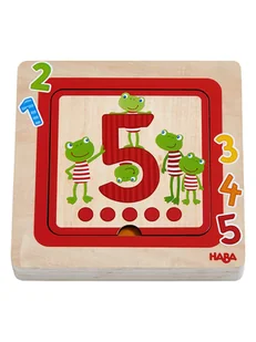 Haba Drewniane puzzle "Numbers" - 12 m+ - Puzzle - miniaturka - grafika 1
