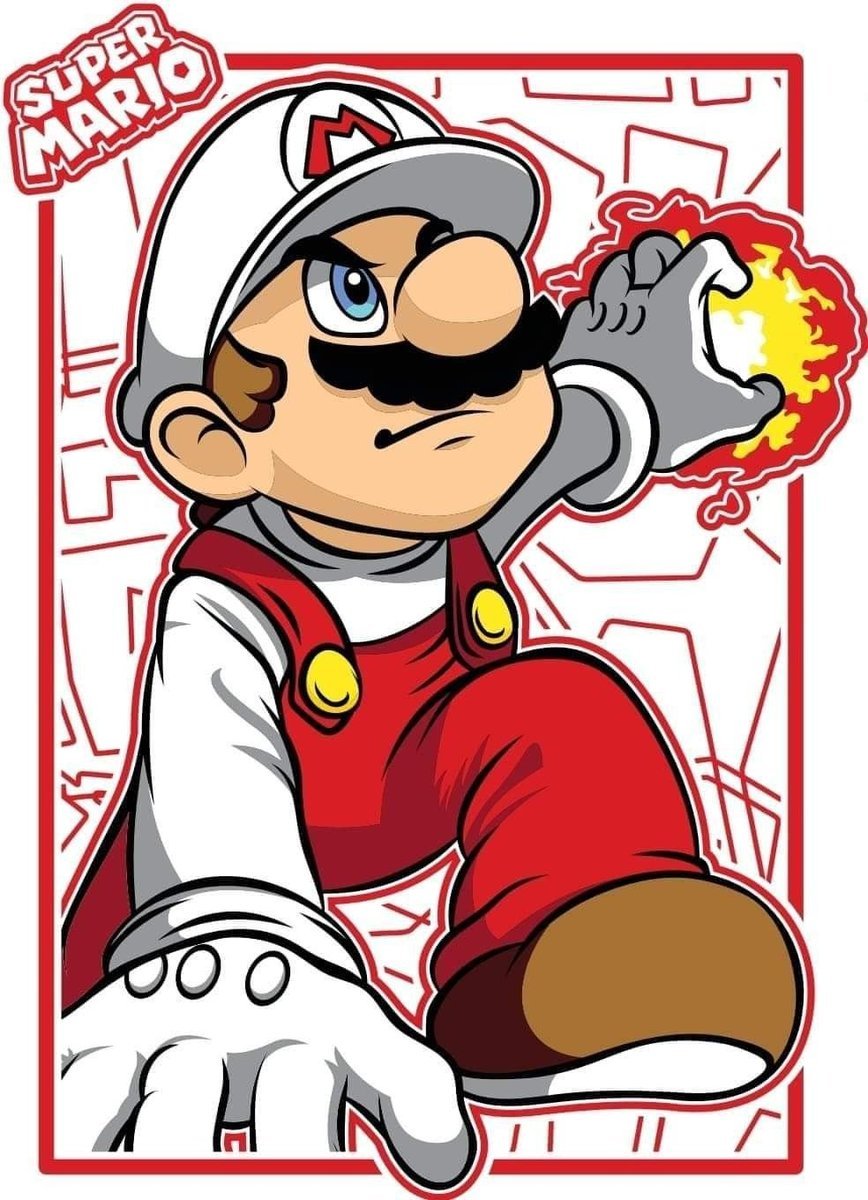 PODKŁADKA POD MYSZ Z Nadrukiem 22x18 cm Super Mario Vintage Tekst Prezent