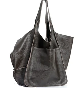 Torebka ze skóry naturalnej na ramię - Torebki damskie - miniaturka - grafika 1