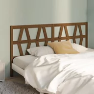 Inne meble do sypialni - Lumarko Wezgłowie łóżka, miodowy brąz, 206x4x100 cm, drewno sosnowe - miniaturka - grafika 1