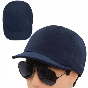 Czapka Jesienna Głęboka KRÓTKI DASZEK Podszewka Bawełniana Dżokejka GRANAT - Czapki i chusty sportowe męskie Czapka Jesienna Głęboka KRÓTKI DASZEK Podszewka Bawełniana Dżokejka GRANAT - Czapki i chusty sportowe męskie - miniaturka - grafika 1