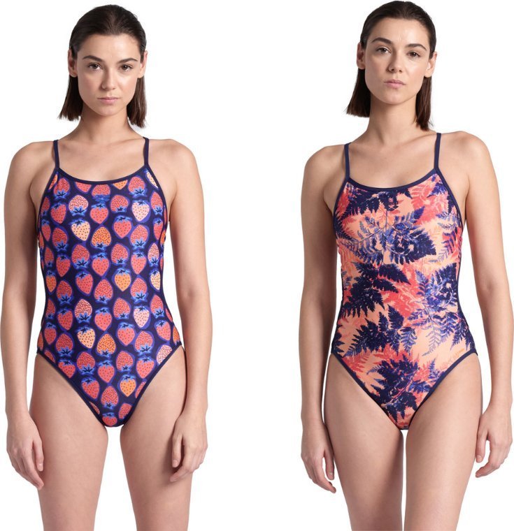 Arena Damski Strój kąpielowy WOMEN'S ARENA REVERSIBLE SWIMSUIT CHALLENGE BACK