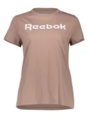 Koszulki i topy damskie - Reebok Koszulka w kolorze jasnobrązowym - miniaturka - grafika 1