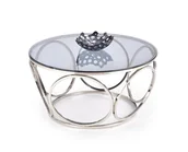 Ławy i stoliki kawowe - VENUS ŁAWA, STELAŻ - SREBRNY, SZKŁO - DYMIONY - miniaturka - grafika 1