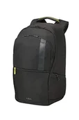 Plecaki szkolne i tornistry - American Tourister Plecak Na Laptopa 14 Zoll Unisex - Czarny, Ergonomiczne Paski, Wyściełana Kieszeń, Recyclextm - miniaturka - grafika 1