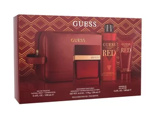 GUESS Seductive Homme Red zestaw EDT 100 ml + dezodorant 225 ml + żel pod prysznic 100 ml + kosmetyczka dla mężczyzn - Zestawy perfum męskich - miniaturka - grafika 1