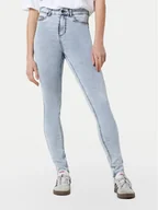 Spodnie damskie - Noisy May Jeansy Callie 27030614 Błękitny Skinny Fit - miniaturka - grafika 1