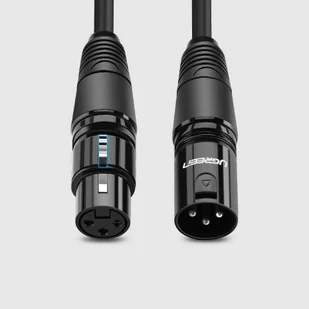 Ugreen przedłużacz kabel audio przewód mikrofonowy do mikrofonu XLR (żeński) - XLR (męski) 5 m (AV130) - Kable USB - miniaturka - grafika 2