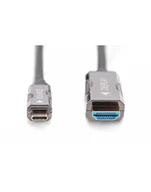 Kable komputerowe i do monitorów - digitus Kabel adapter hybrydowy AOC USB Typ C na HDMI 4K 60Hz 20m - miniaturka - grafika 1