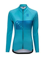 Koszulki i topy damskie - Kalas Motion Z2 damska koszulka z długim rękawem, turkusowa, średnia - miniaturka - grafika 1