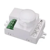 Czujniki ruchu i zmierzchu - Bemko Sp. z o.o. CZUJNIK MIKROFALOWY 800W 360* IP20 PROSTOKĄTNY BIAŁY MINI (B52-SES72WH) - miniaturka - grafika 1