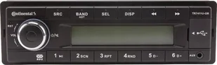 Continental TR7411U-OR FM RDS tuner AUX/USB 12V short shaft - Radia samochodowe - miniaturka - grafika 1