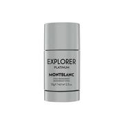 Dezodoranty i antyperspiranty męskie - Mont Black, Explorer Platinum, Dezodorant w sztyfcie, 75 ml - miniaturka - grafika 1