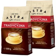 Kawa - Astra Tradycyjna Łagodna 2x500g kawa mielona ZESTAW - miniaturka - grafika 1