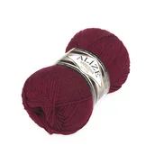 Pasmanteria - Alize, włóczka Superlana Klasik 57, bordowy - miniaturka - grafika 1