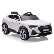 Pojazdy elektryczne dla dzieci - Milly Mally Pojazd na akumulator Audi E-Tron Sportback 4x4 White - miniaturka - grafika 1