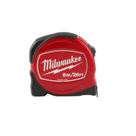 Poziomice, łaty, miary - MILWAUKEE MIARA ZWIJANA  8m SLIM S8/25 - miniaturka - grafika 1