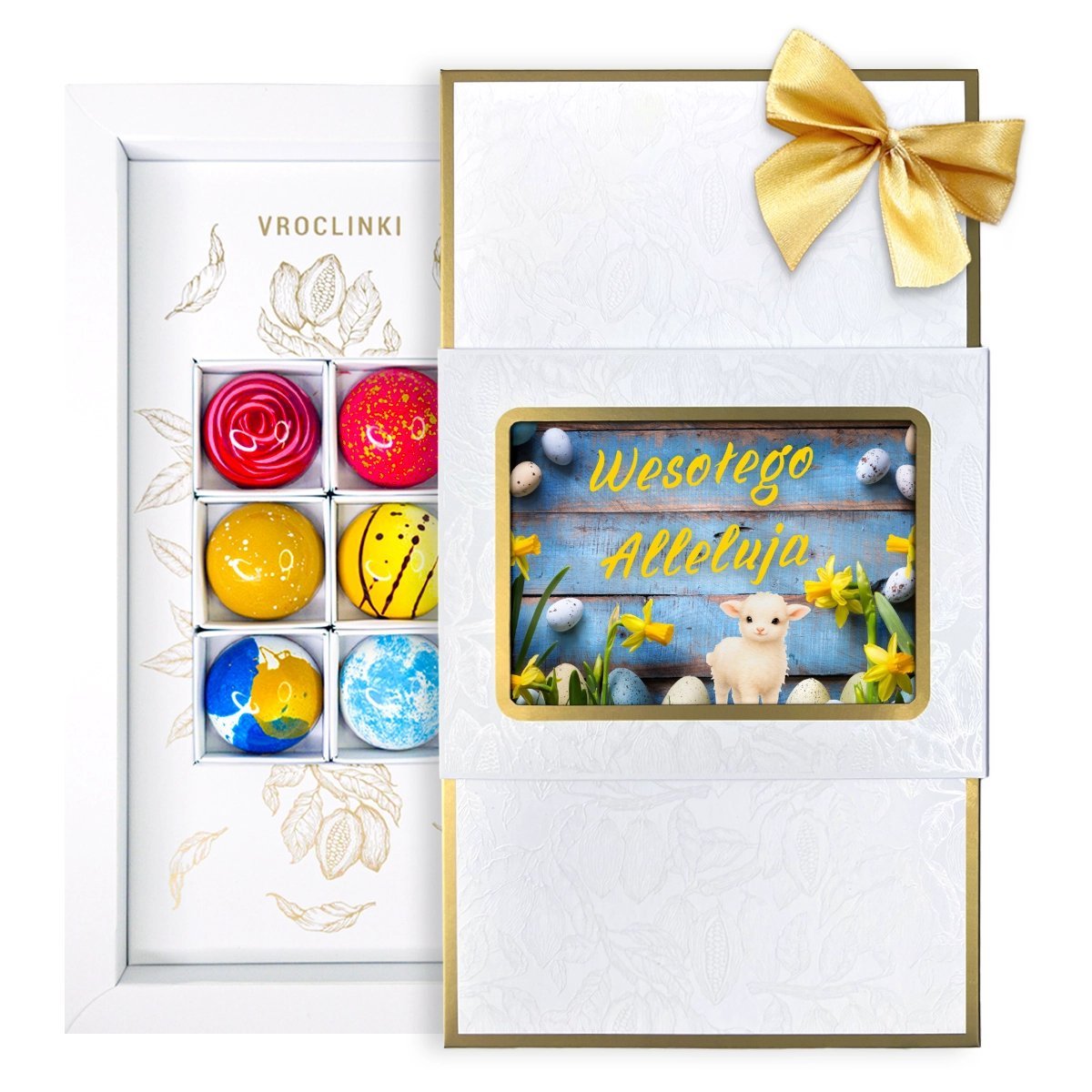 Bombonierka - WIELKANOC - Zestaw 6 Pralin