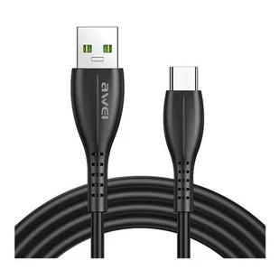 Kabel USB - USB-C AWEI CL-1157 1m Czarny - Kable USB - miniaturka - grafika 1