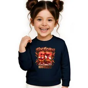 Bluzy dla dziewczynek - BLUZA DZIECIĘCA 67 SIX SEVEN VIRAL BRUH 122-128 DLA CHŁOPCA DZIEWCZYNKI - miniaturka - grafika 1