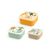Zestawy naczyń dla dzieci - Zestaw 3 pudełek na lunch - Dżungla - miniaturka - grafika 1