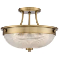 Lampy sufitowe - Quoizel MANTLE QZ/MANTLE/SF WS plafon sufitowy 2x60W/E27 ELSQZ/MANTLE/SF WS - miniaturka - grafika 1
