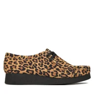 Półbuty damskie - Półbuty Clarks WallabeeEVOSh 26184612 Brązowy - miniaturka - grafika 1