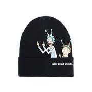 Czapki męskie - Cropp - Czarna czapka beanie Rick and Morty - Czarny - miniaturka - grafika 1