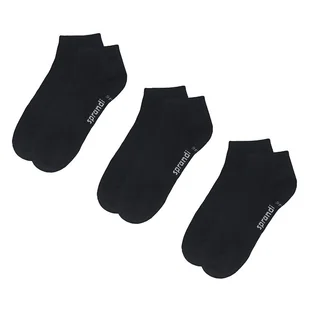 Zestaw 3 par niskich skarpet męskich Sprandi 0MB-003-AW23 (3-pack) Czarny - Skarpetki męskie - miniaturka - grafika 1